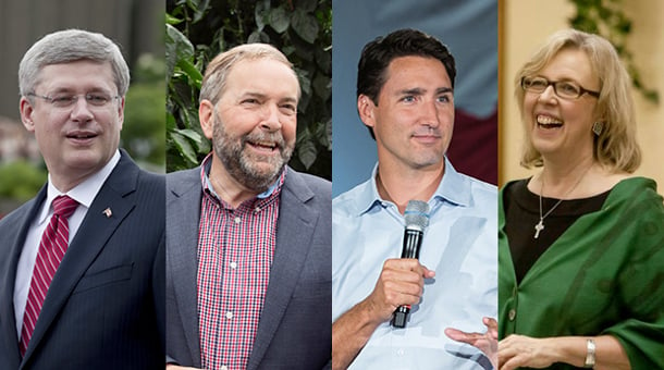 Canada federal party leaders