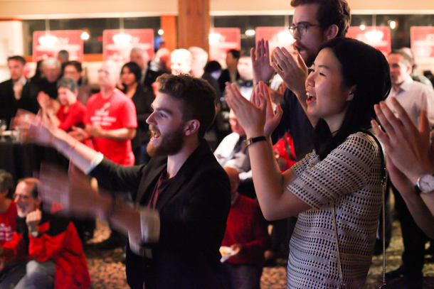 582px version of Vancouver-Granville Liberals celebrating