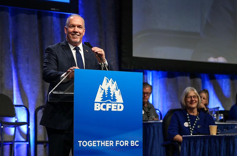 Horgan Makes Appeal to Workers: People of BC ‘Deserve Better’