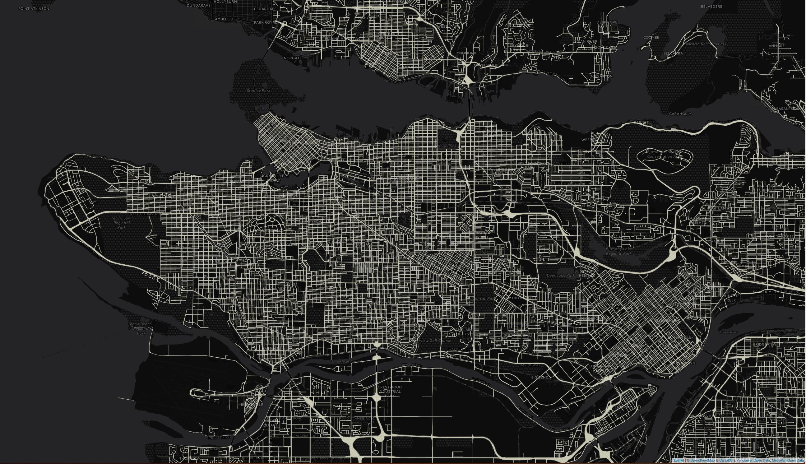 851px version of Vancouver roads
