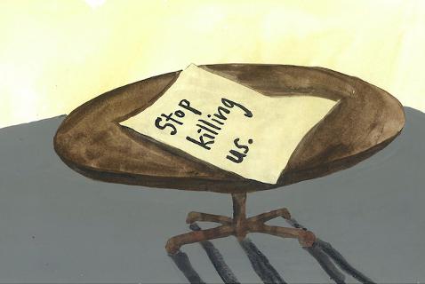 Art by Emily Carr Faculty Zings Their Own Employer