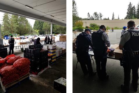Food Bank Photo Ops Are Good for Police. But What about Clients?