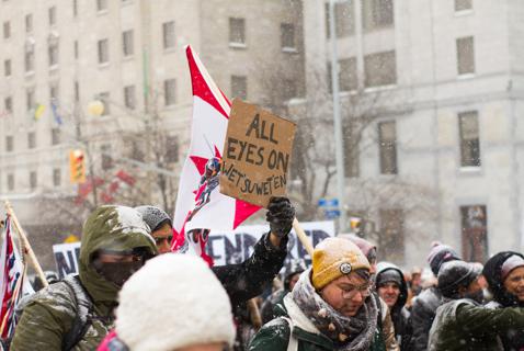 Facebook Disables Hundreds of Accounts Linked to Wet’suwet’en Support Rally