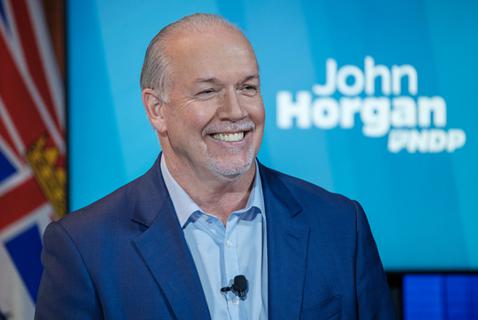 Horgan’s NDP on Track to Win Large Majority
