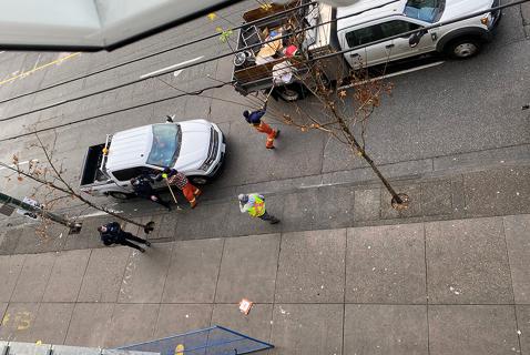 City Workers Took His Tent in a Rainstorm. It Happens All the Time