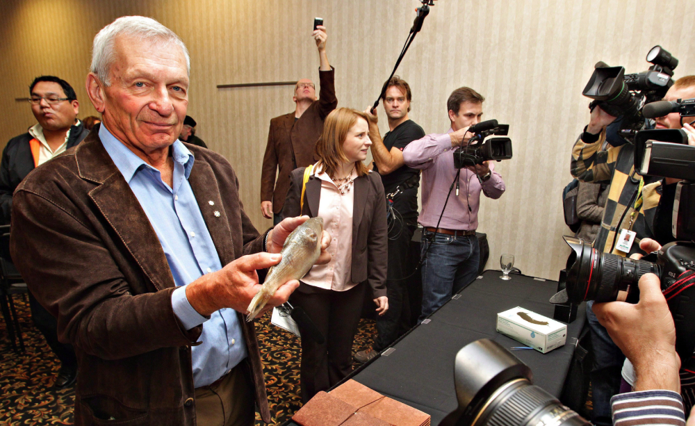 RAINBOW WARRIOR: ‘David Schindler’, The Scientific Giant Who Defended Fresh Water SchindlerPressConferenceLakeTrout