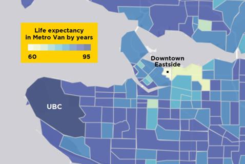 ‘Most Livable City?’ A 30-Year Gap in Life Expectancy Exists Within Vancouver