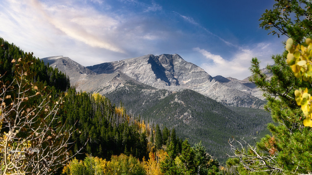 A picturesque view of the Rocky Mountains.