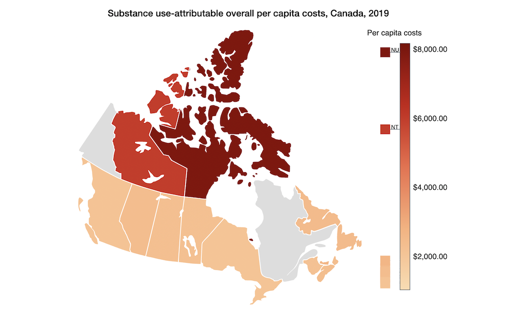 A chart shows the costs broken down by province.
