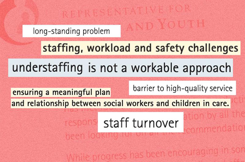 Social Workers Say Poor Job Conditions Put Kids in Danger