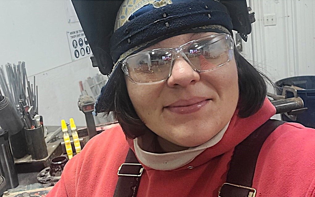 Welder Casey Lynn Brouse.