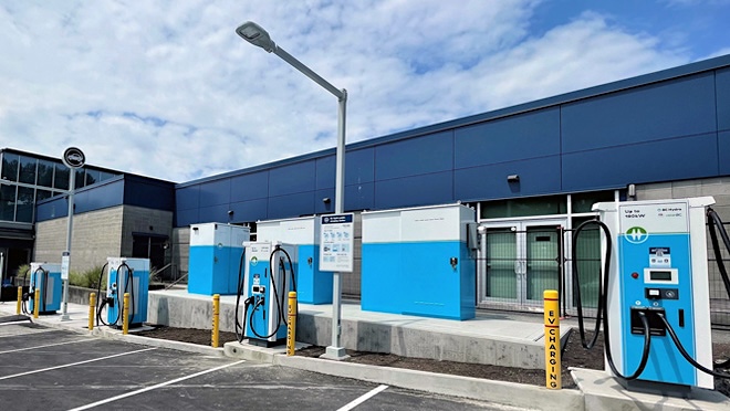 EV charging stations in Port Moody, B.C.