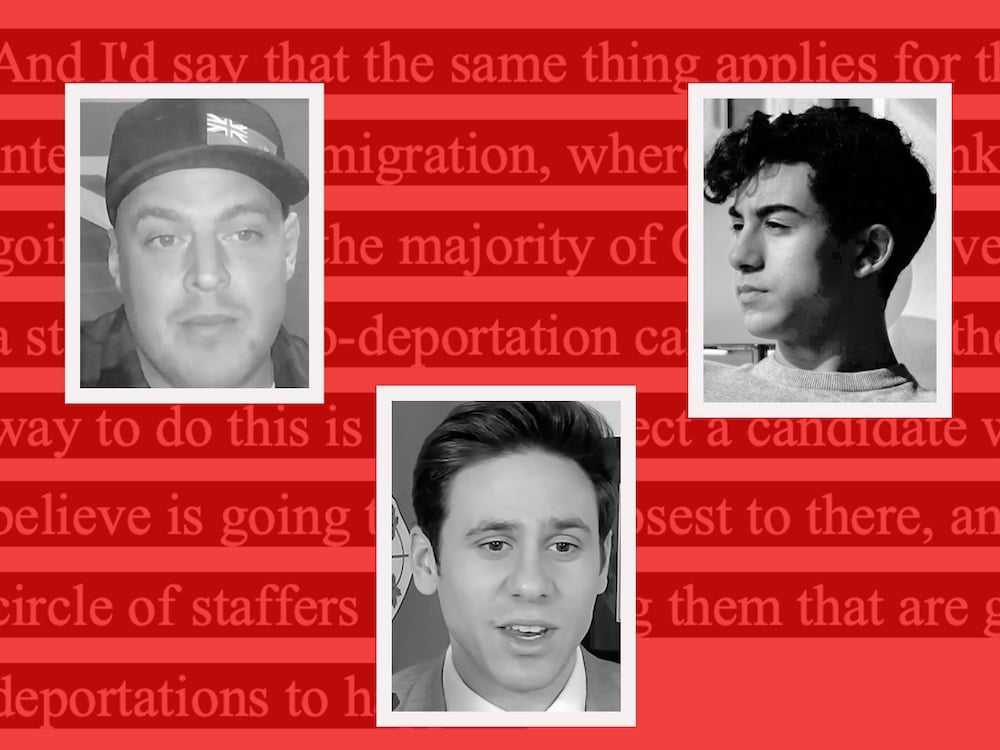 A conference call shows a political operative with past Conservative connections advising several white nationalist groups.