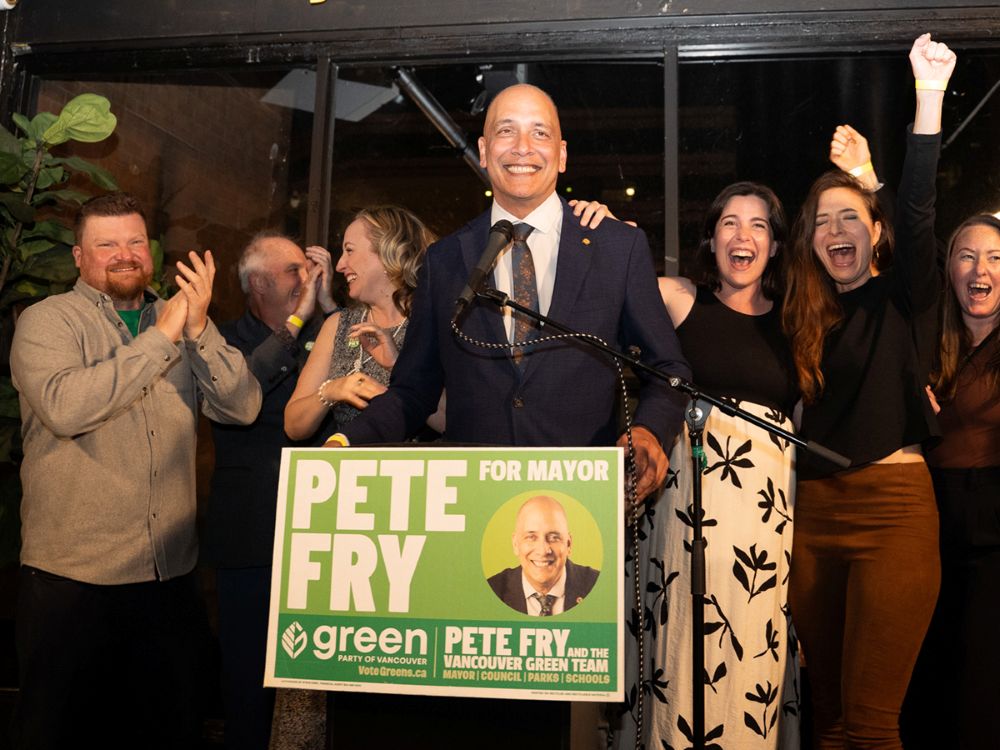 Pete Fry won the mayor’s office with more than 20,000 votes more than Ken Sim. Photo for The Tyee: Kayla Isomura.