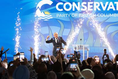 Eby Resigns as Conservatives Sweep BC Election