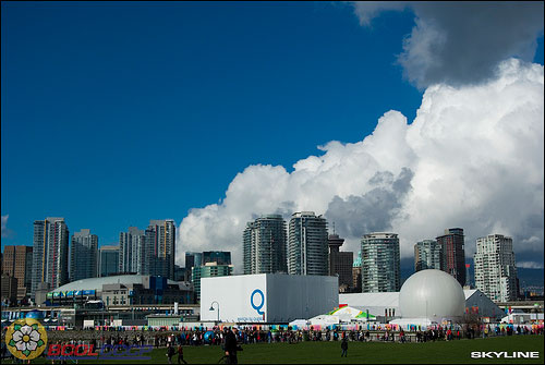 Olympics, view north from ScienceWorld