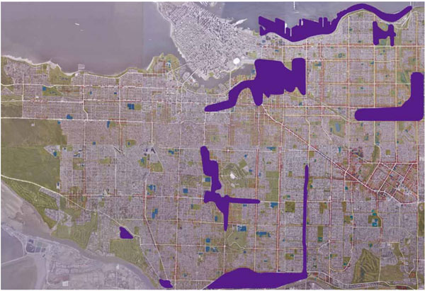 Vancouver green jobs map