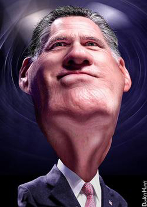 Mitt Romney cartoon