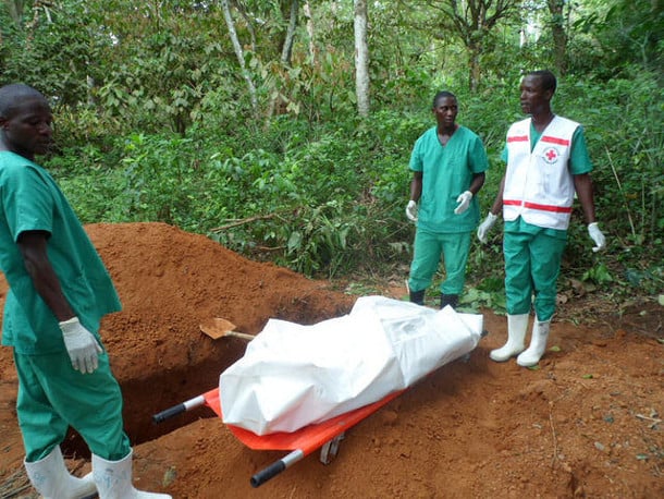 Ebola virus casualty