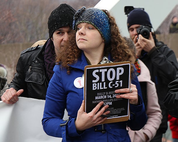 Bill C-51 protest