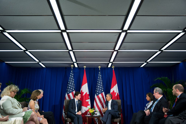 Barack Obama and Justin Trudeau