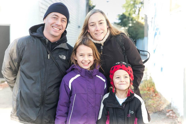 Erin Kastner and family