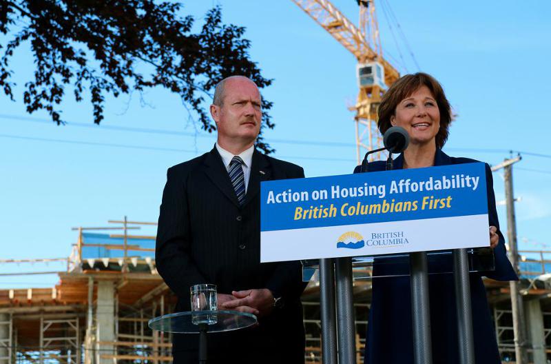 Clark’s Failure on Housing Affordability Big Problem for BC Liberals