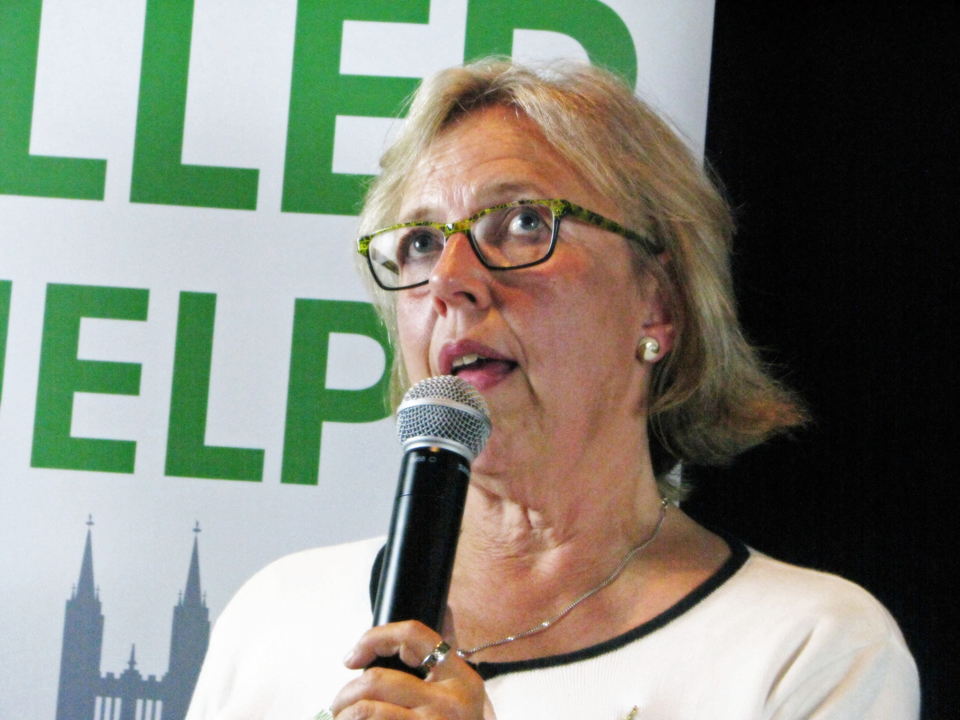 Green leader Elizabeth May
