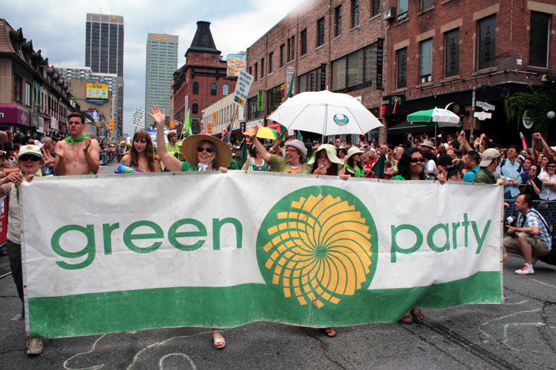 Canadian Green Party at the Toronto Pride Parade