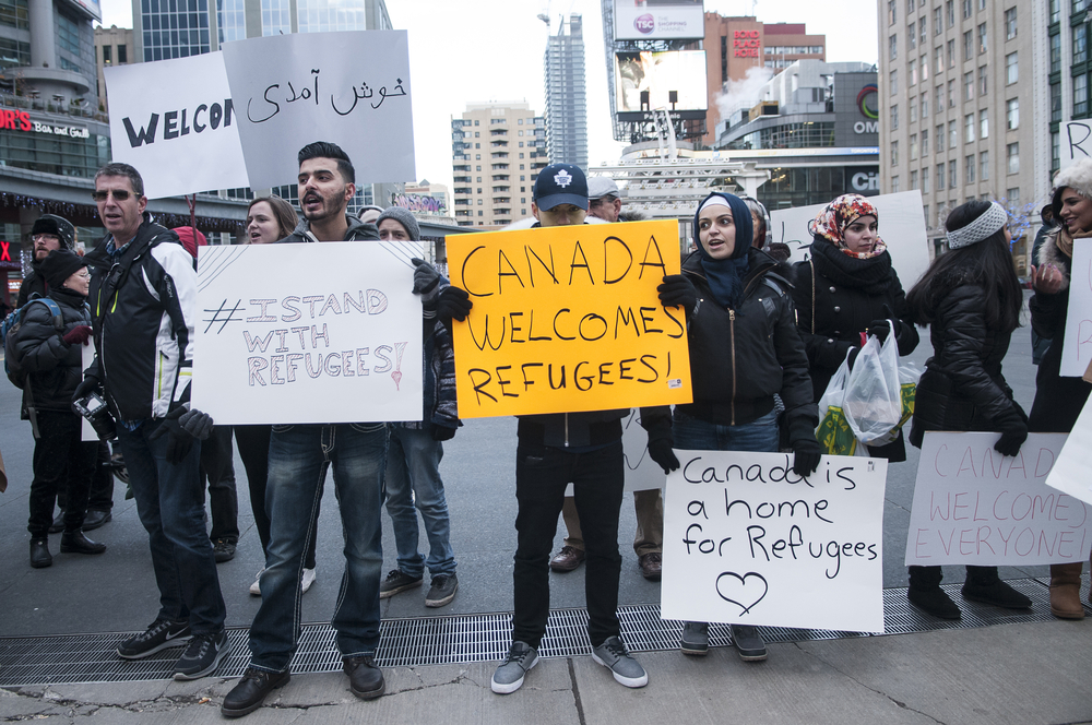 'Canada Welcomes Refugees'