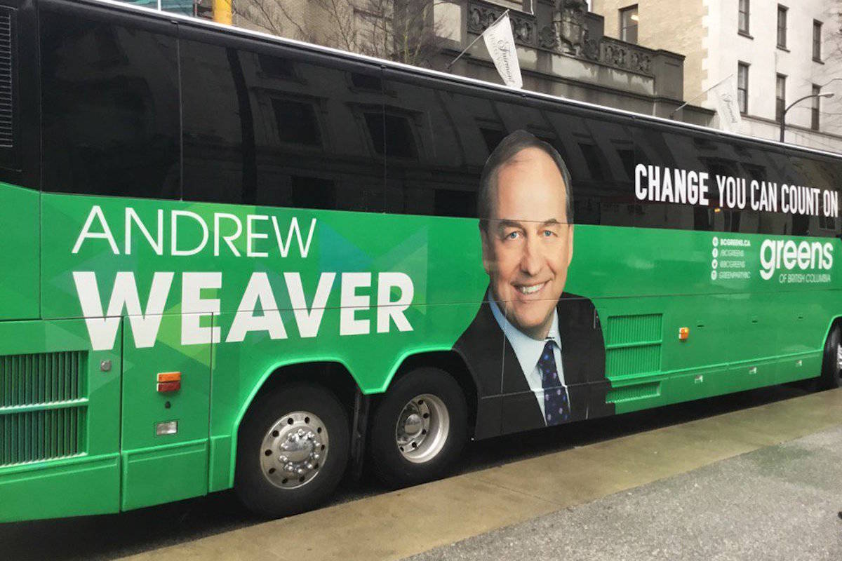 Green Party bus