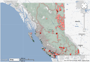 Footprints in the Air: The Interactive BC Carbon Map