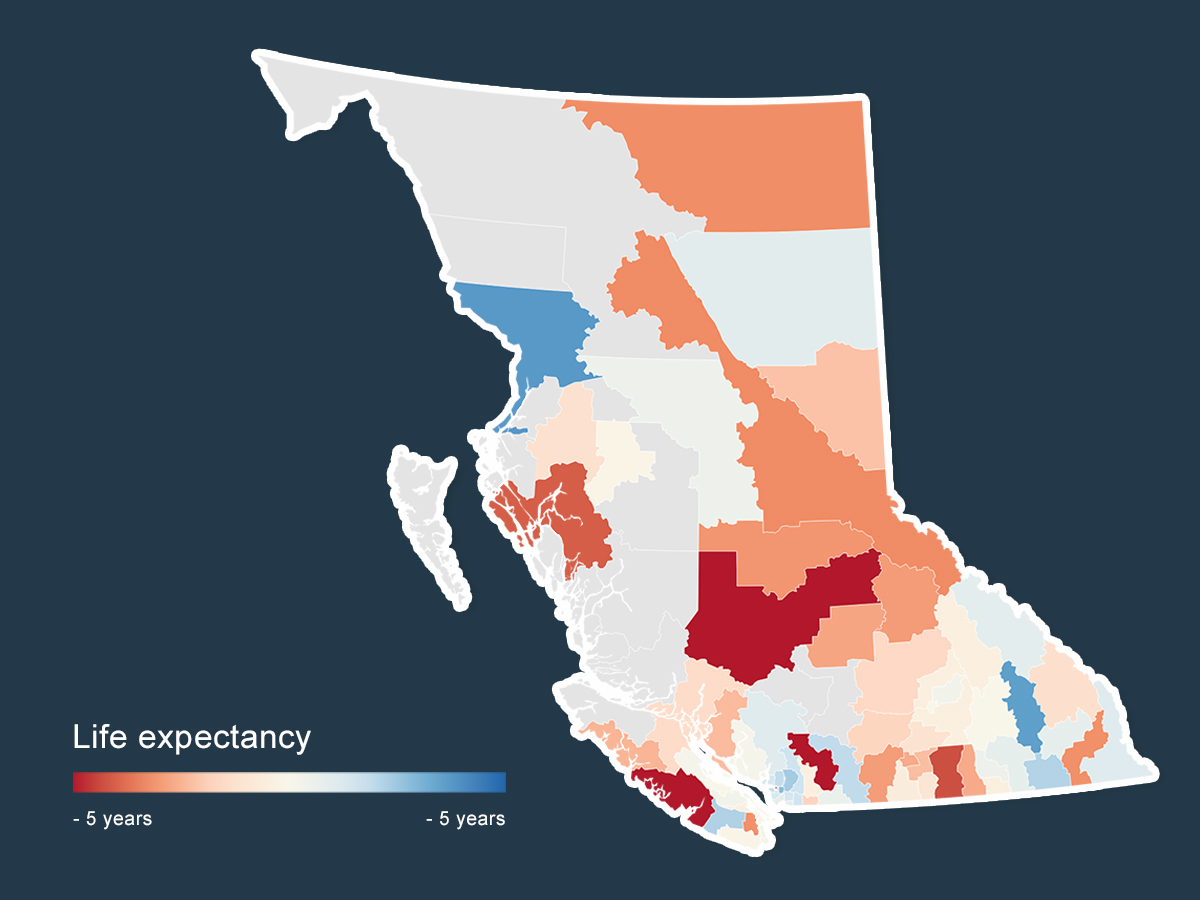 BC&rsquo;s Unequal Life Expectancies