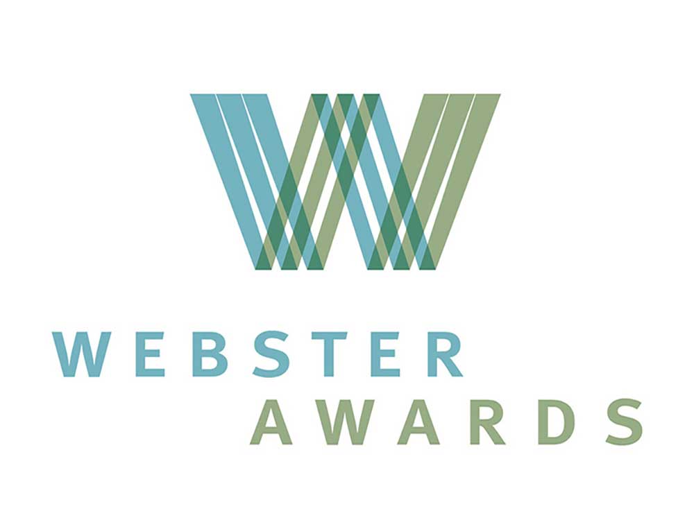 The Webster Awards logo.