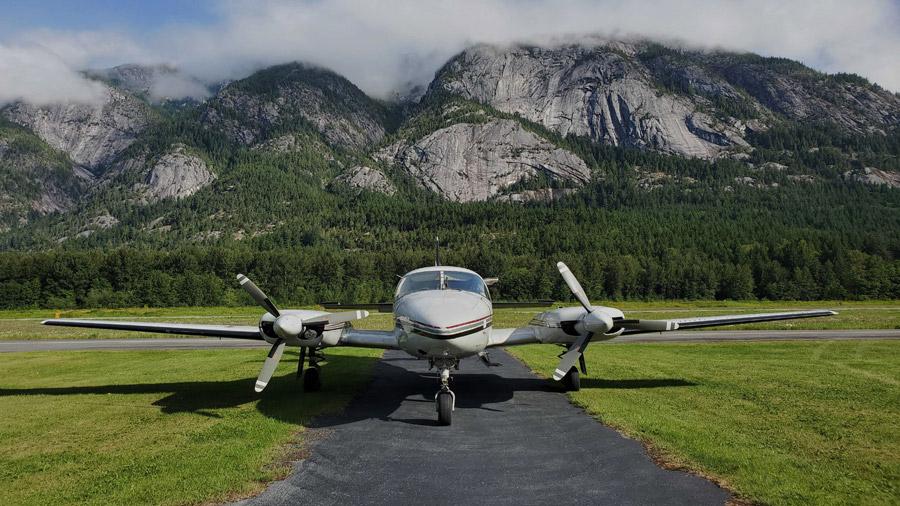 The Airborne Coastal Observatory, a small plane outfitted with scientific equipment