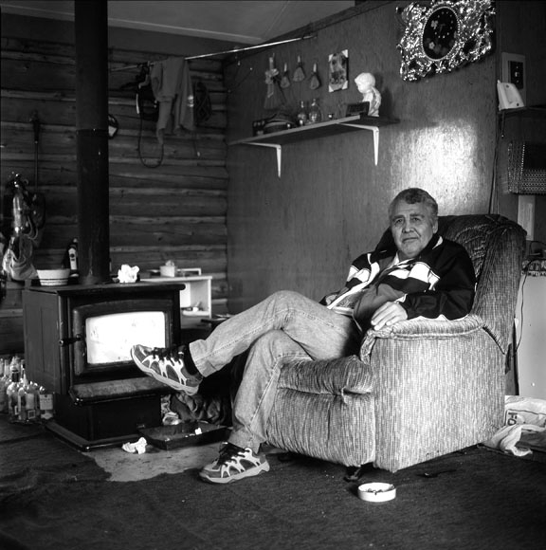Tahltan -  Lyle at his friend Billy's house. 