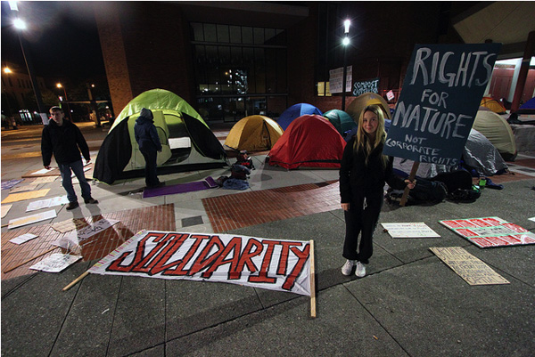 Occupy Victoria in solidarity